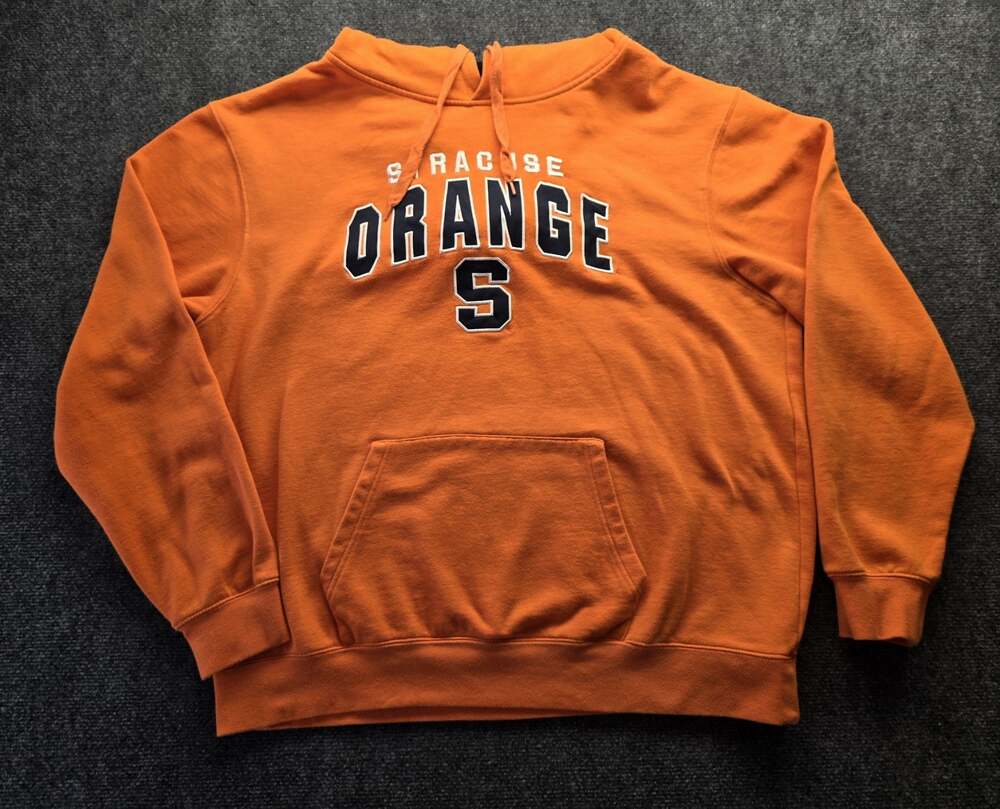 Syracuse Orange Hoodie Colosseum Sweatshirt Mens 2XL Pullover Stitched Lettering